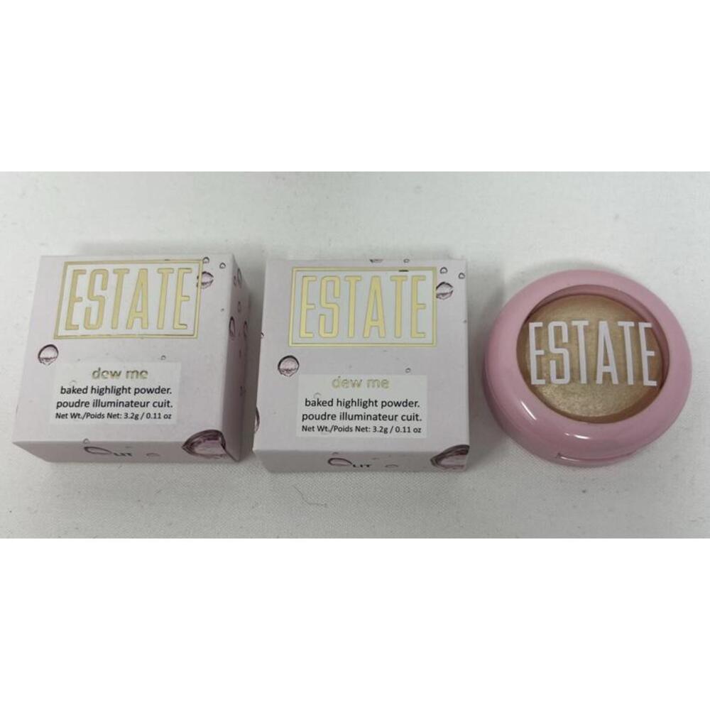 3X ESTATE DEW ME BAKED HIGHLIGHT POWDER 0.11 OZ New In Box X381